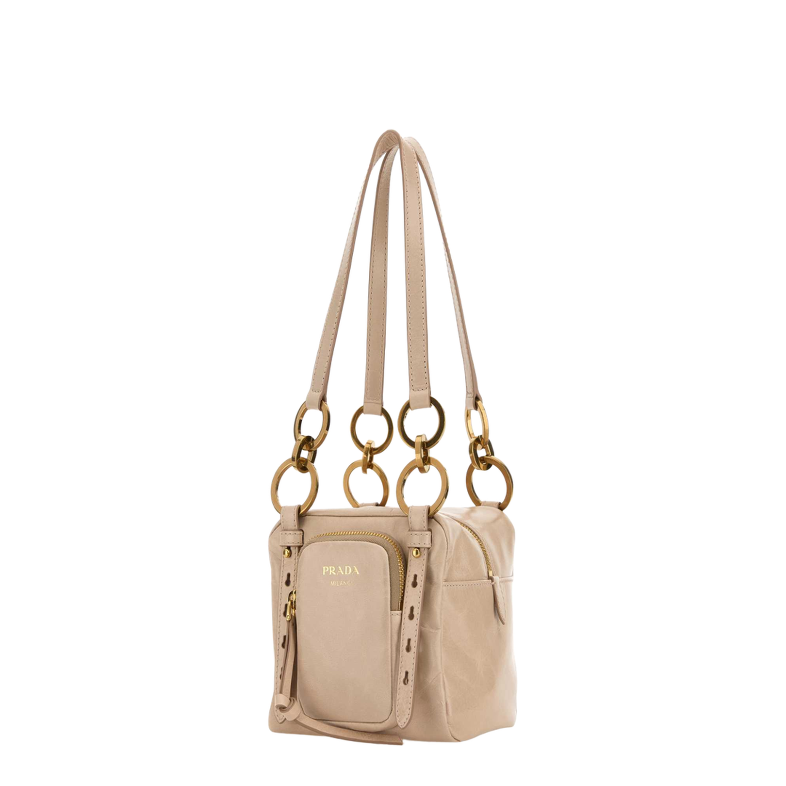Stylish Powder Pink Mini Handbag