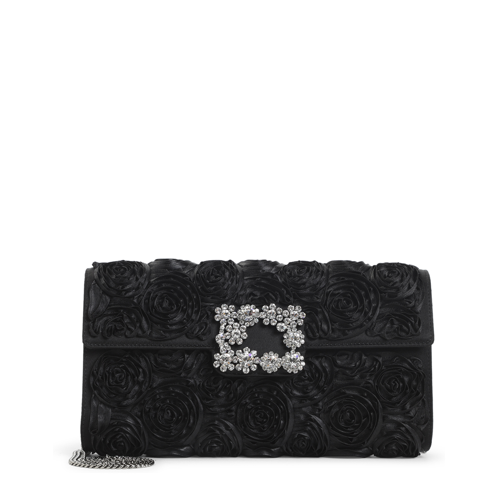 Envelope Flap Rose Flower Buckle Shoulder Bag
