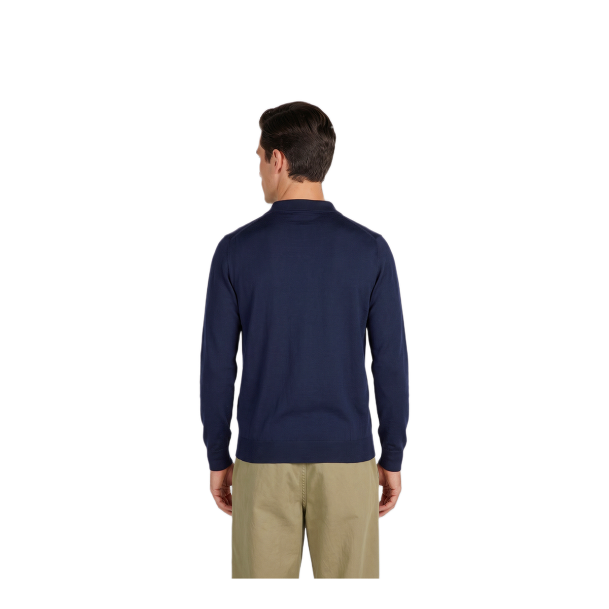 MAYFEYR - John Smedley - Belper Polo In Midnight - BELPERMIDNIGHT