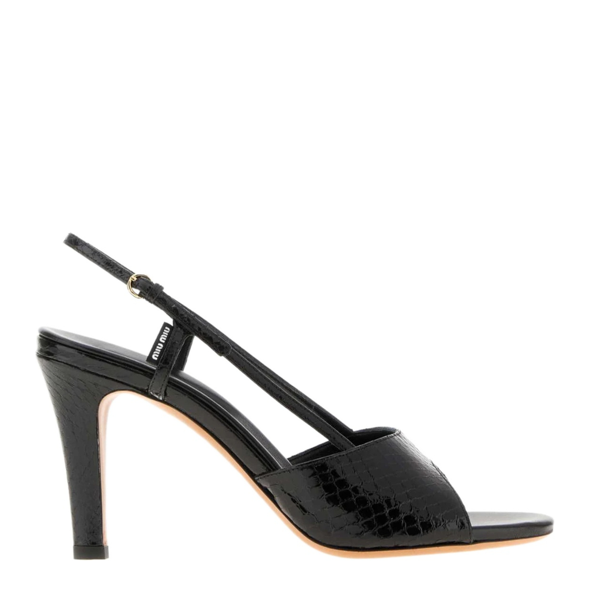 MAYFEYR - Miu Miu - Black Leather Sandals - 5X547EF0850XPF0002