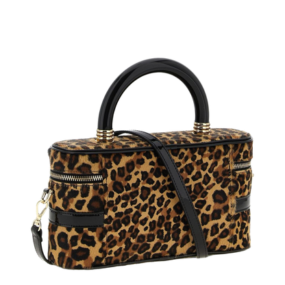 Belle Vivier Mini Haircalf Vanity Bag - Multicolor