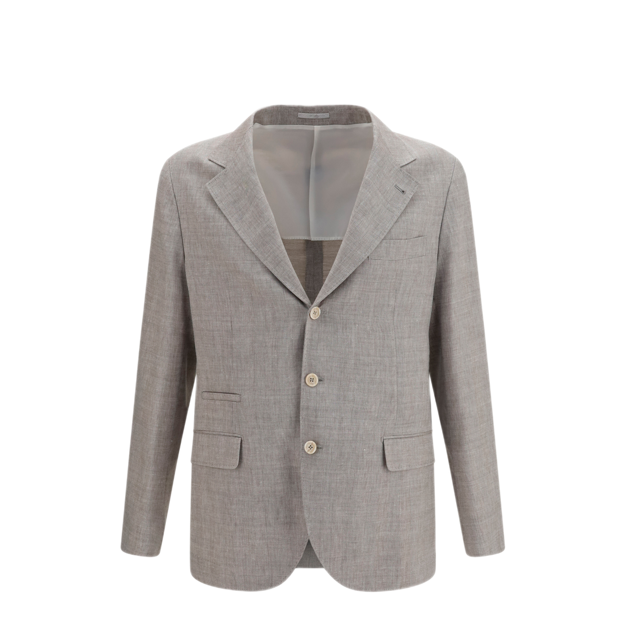 MAYFEYR - Brunello Cucinelli - Deconstructed Linen And Wool Chevron Jacket - MZ4087BTDC027