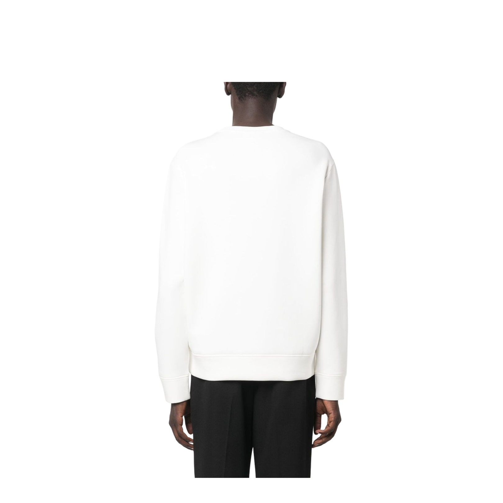 Double-Jersey Sweatshirt with Embossed Logo