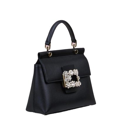 Viv' Flower Strass Boucle Cabas Mini Bag