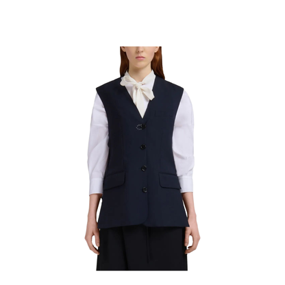 MAYFEYR - Marni - Wool Waistcoat With Side Slits - GLMA0096SUTW839