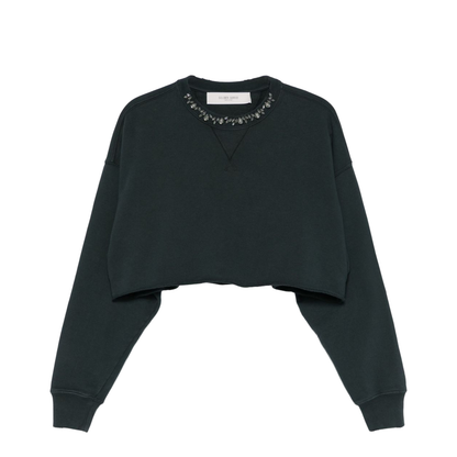 Organic Cotton Cropped Sweatshirt