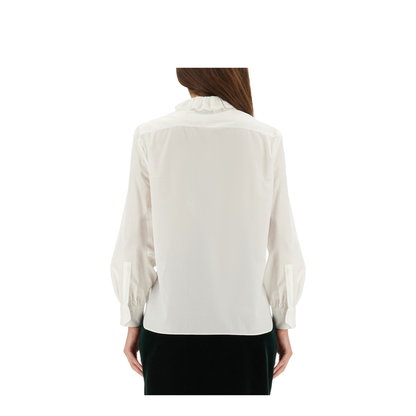 Crumpled Poplin Blouse