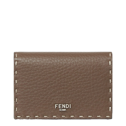 Card Holder Cuoio Romano Leather Brown