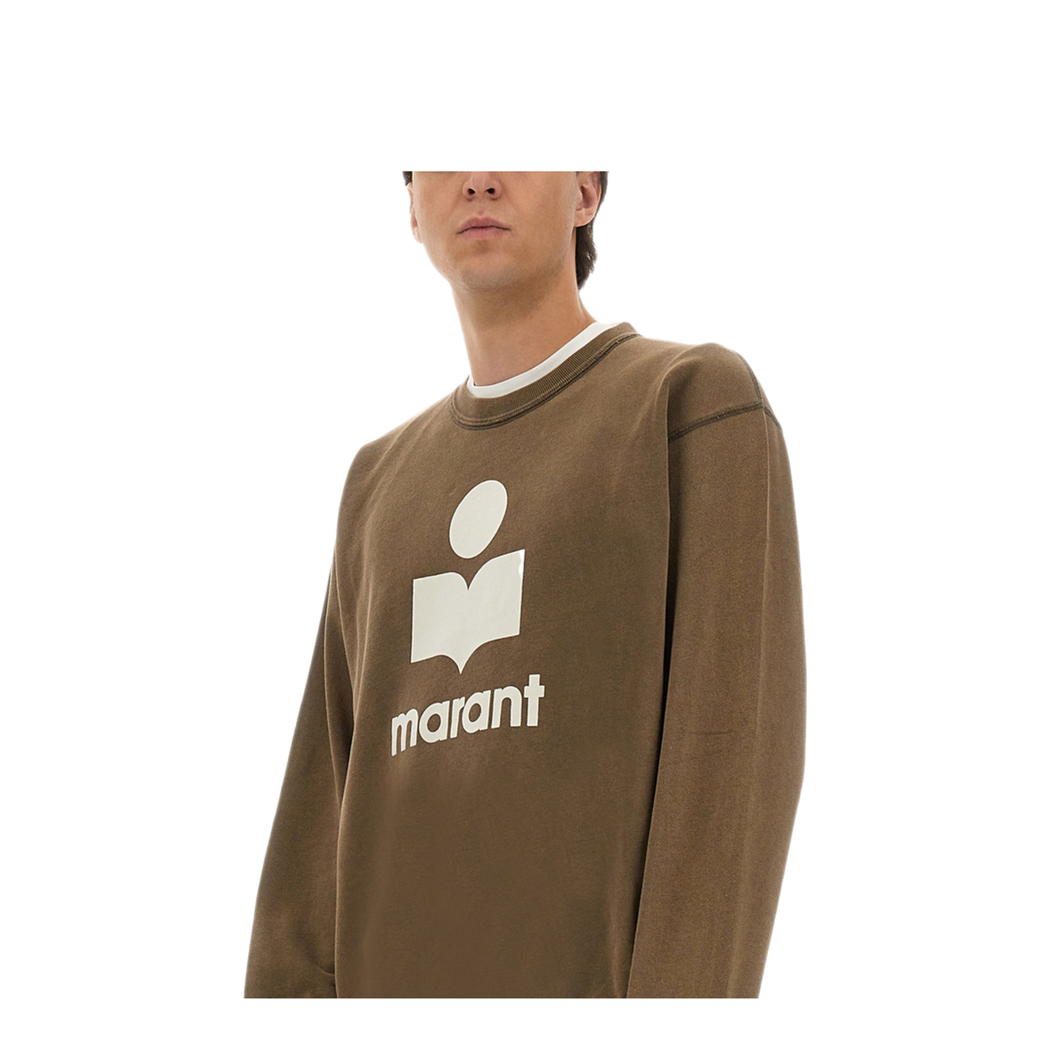 MAYFEYR - Marant - Mikoy Sweatshirt With Logo - SW0029HAC3M06HDBEC
