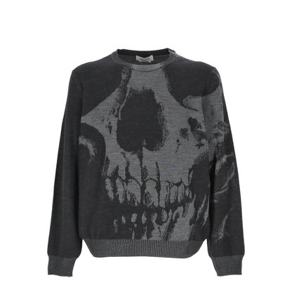 Skull Sweater in Black