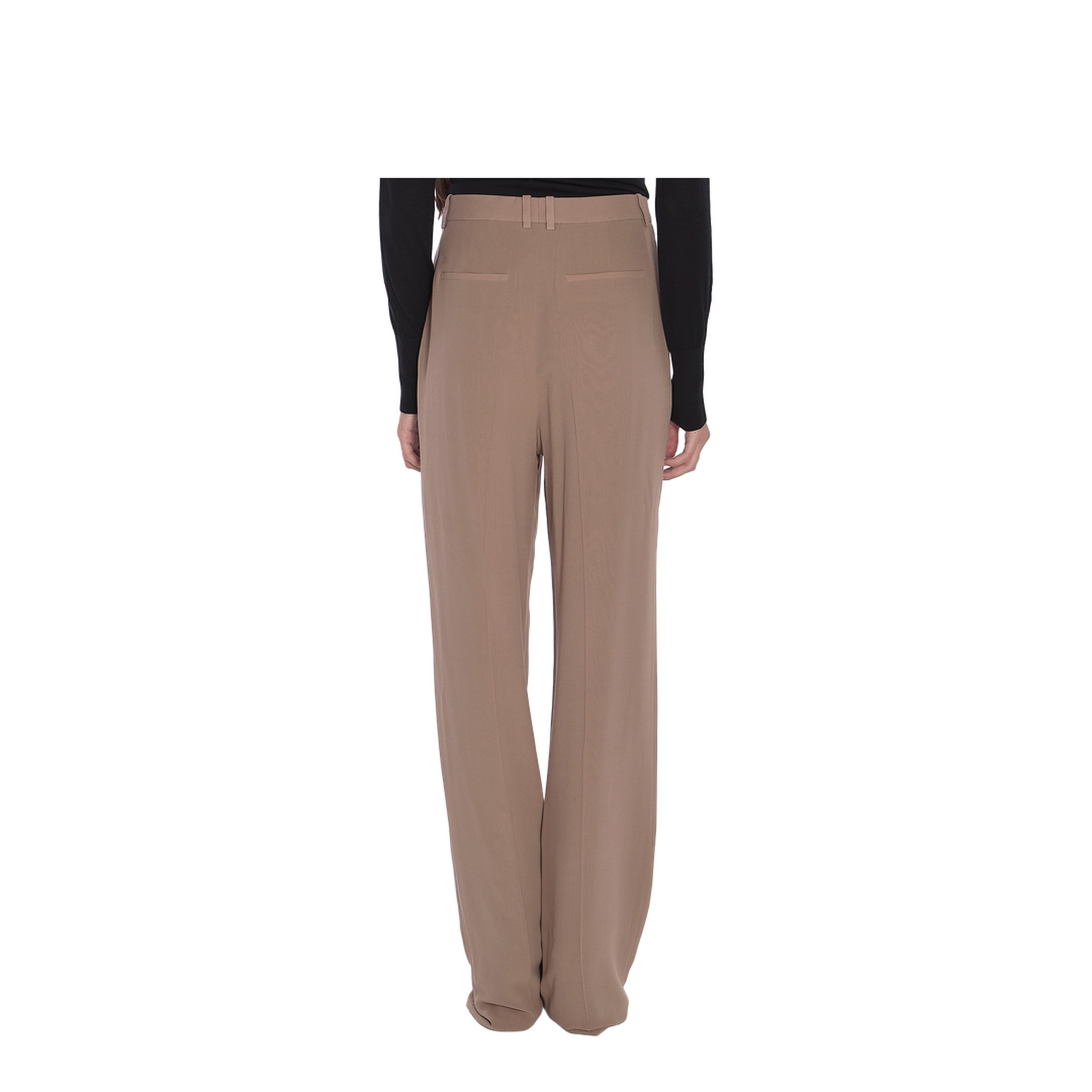 Silk Crêpe Trousers