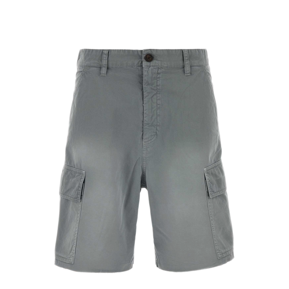 MAYFEYR - Miu Miu - Grey Twill Bermuda Shorts - MP1991SOOO19R3F0276