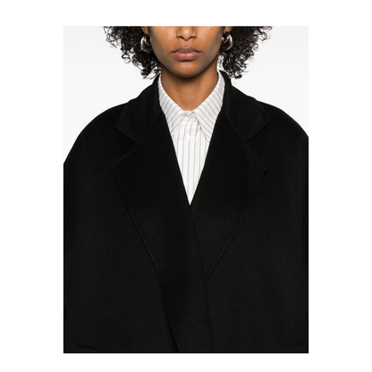 Wool Coat in Black