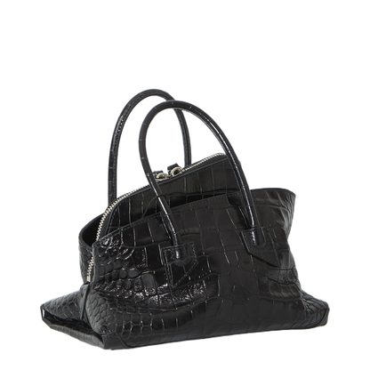 MAYFEYR - The Attico - La Passeggiata Top Handle Black Bag Mini - 260WAH00063155PR100