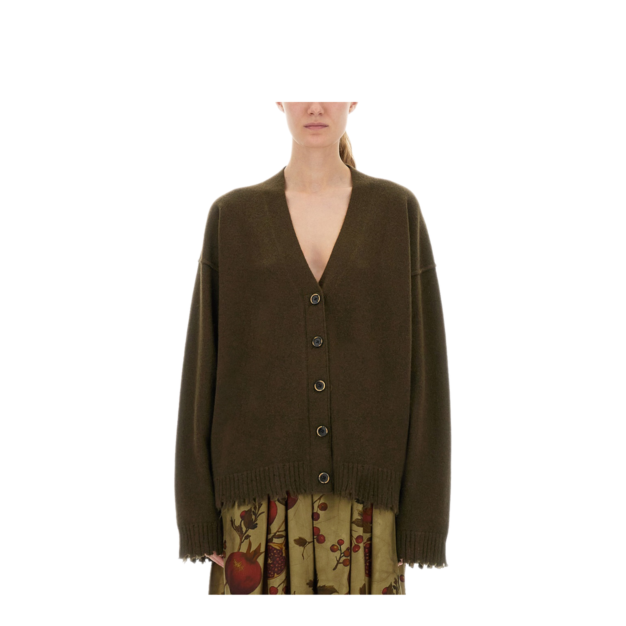MAYFEYR - Uma Wang - Cashmere Cardigan With Buttons - UK7156UW480