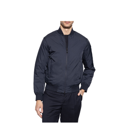 Reversible Bomber Collar Down Jacket