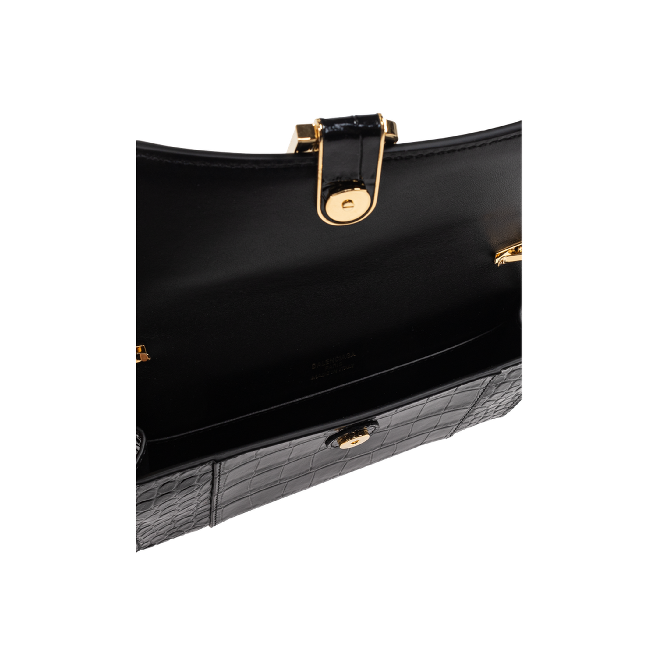 Hourglass Wallet On Chain in Black