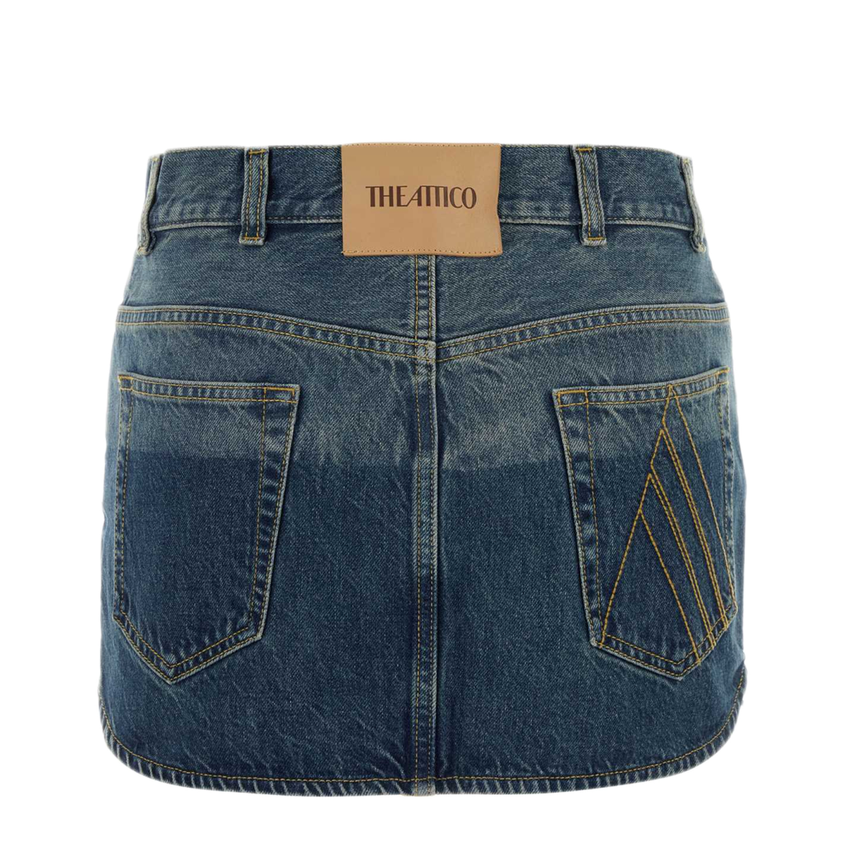 MAYFEYR - The Attico - Denim Mini Skirt - 261WCR00164DDD120SD257