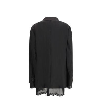 MAYFEYR - Our Legacy - Reversible Drip Single Breasted Blazer - W2260RSBSOOTBLACK