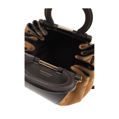 MAYFEYR - Ferragamo - Gancio' Handbag - 21A594GANCIODS792889NATURALE6