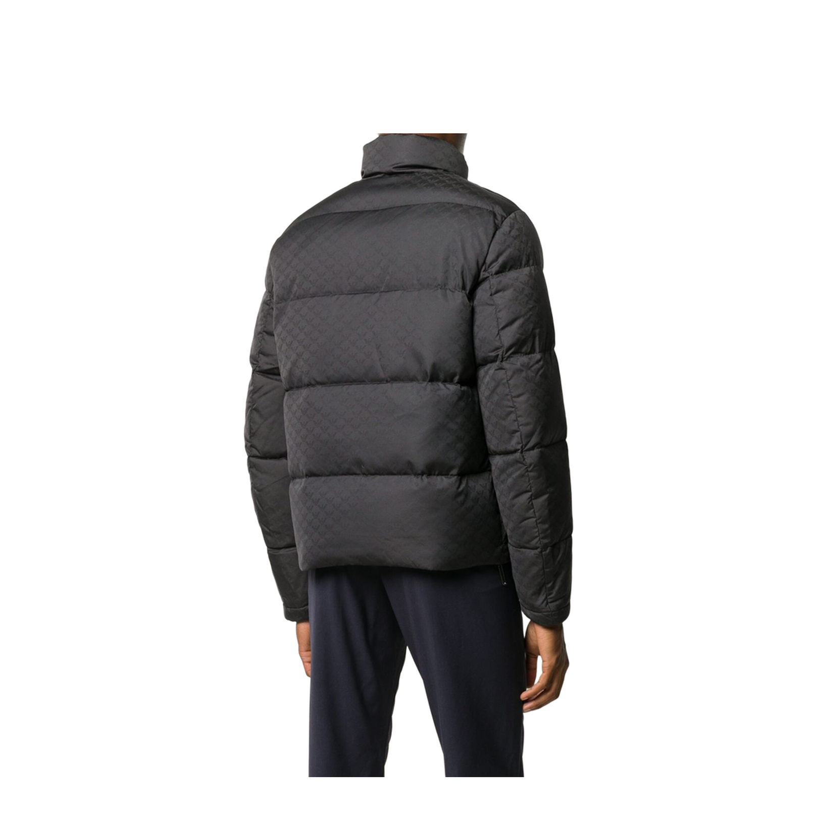 Black Quilted Down Jacket