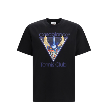 MAYFEYR - Casablanca - Tennis Club Monde Perdu Print T Shirt - MAW26JTS00107