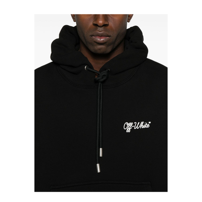 Script Skate Hoodie in Black