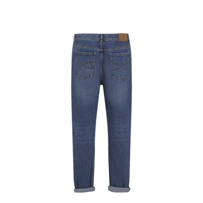 MAYFEYR - Brunello Cucinelli - Straight-Leg Turn-Up Jeans - M241PO2090