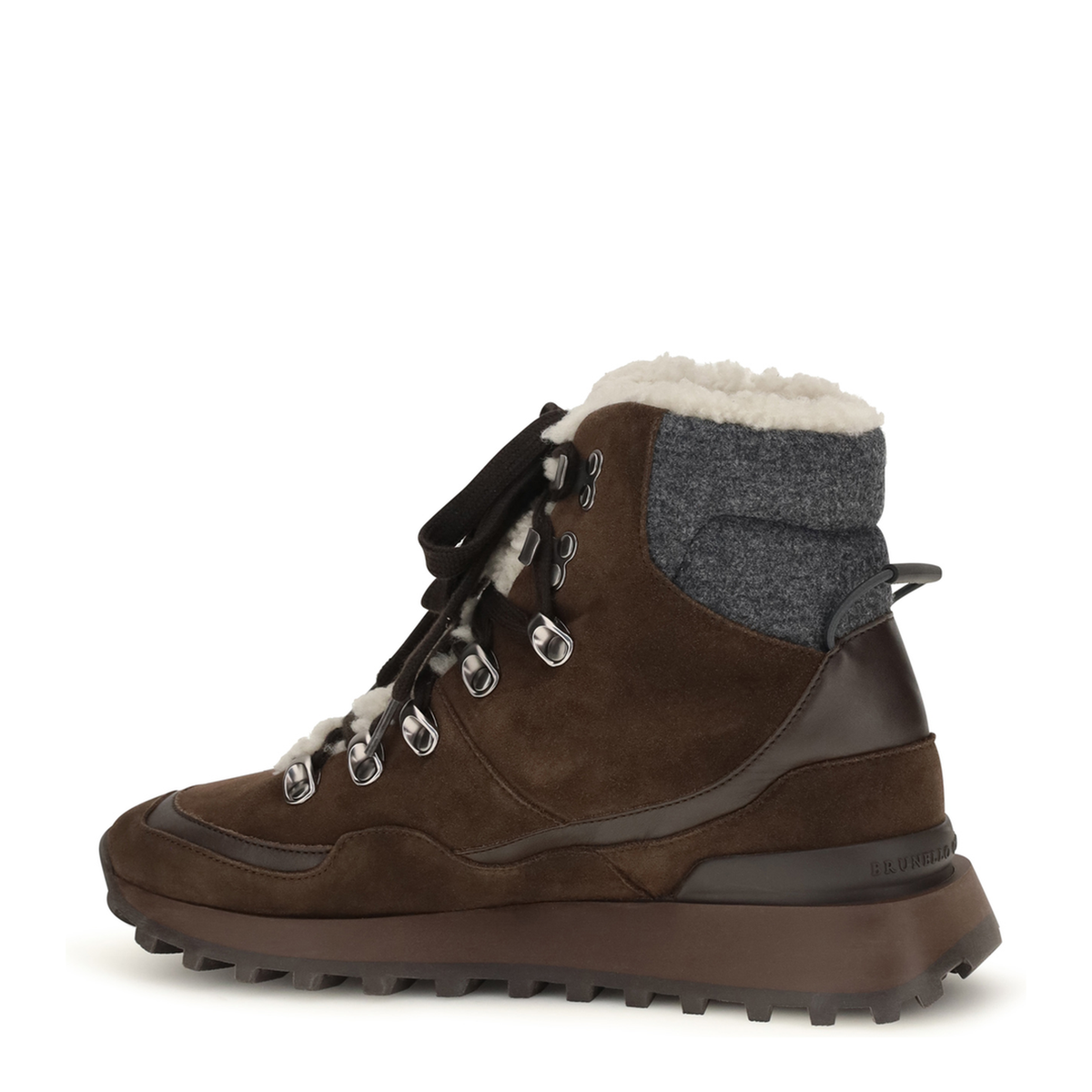 MAYFEYR - Brunello Cucinelli - Suede Lace Up Ankle Boots - MZSFG3377C9885