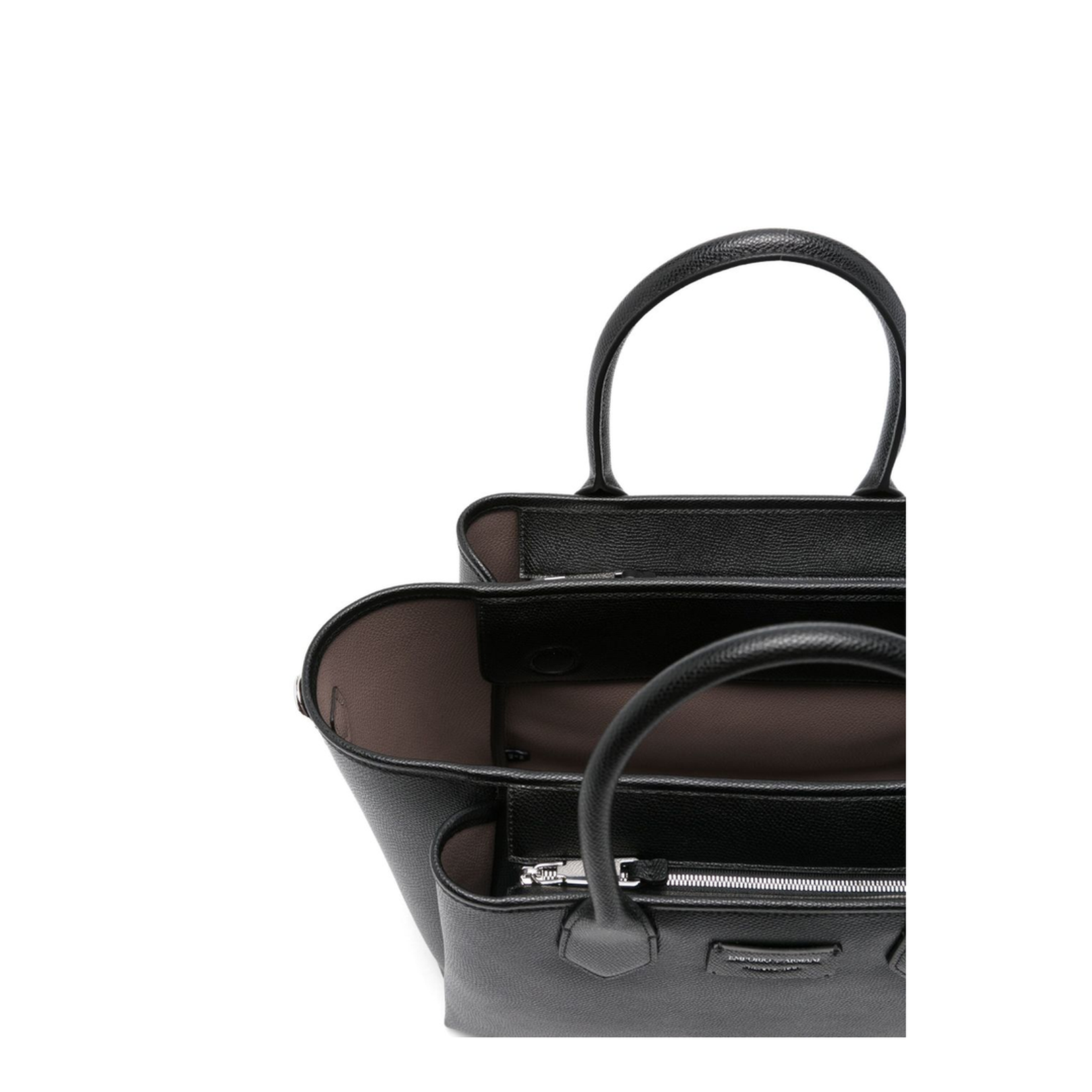 Medium Shopper Bag with Palmellato Finish