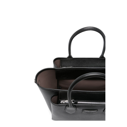 Medium Shopper Bag with Palmellato Finish