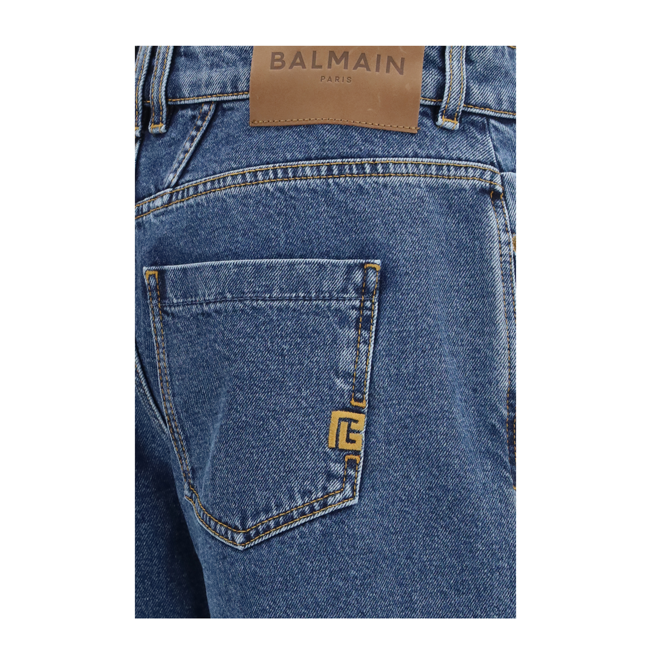 MAYFEYR - Balmain - Straight Wide-Leg Jeans - HF1MI052DG08