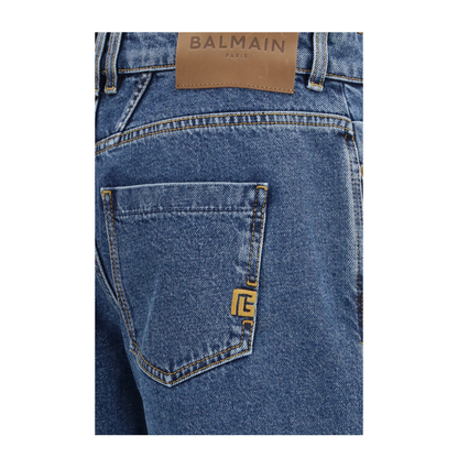 MAYFEYR - Balmain - Straight Wide-Leg Jeans - HF1MI052DG08