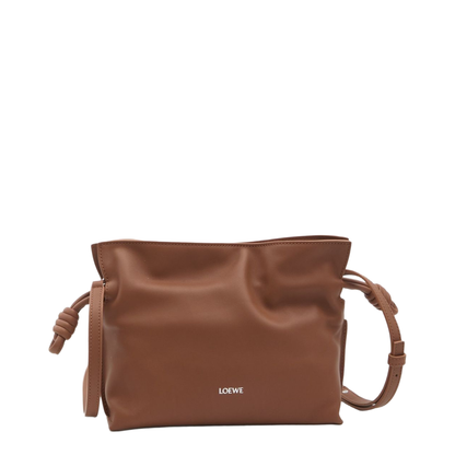 Flamenco Mini Calfskin Clutch Bags - Squirrel