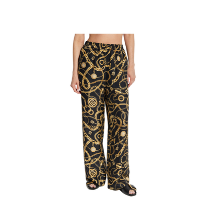 Silk Trousers with Print