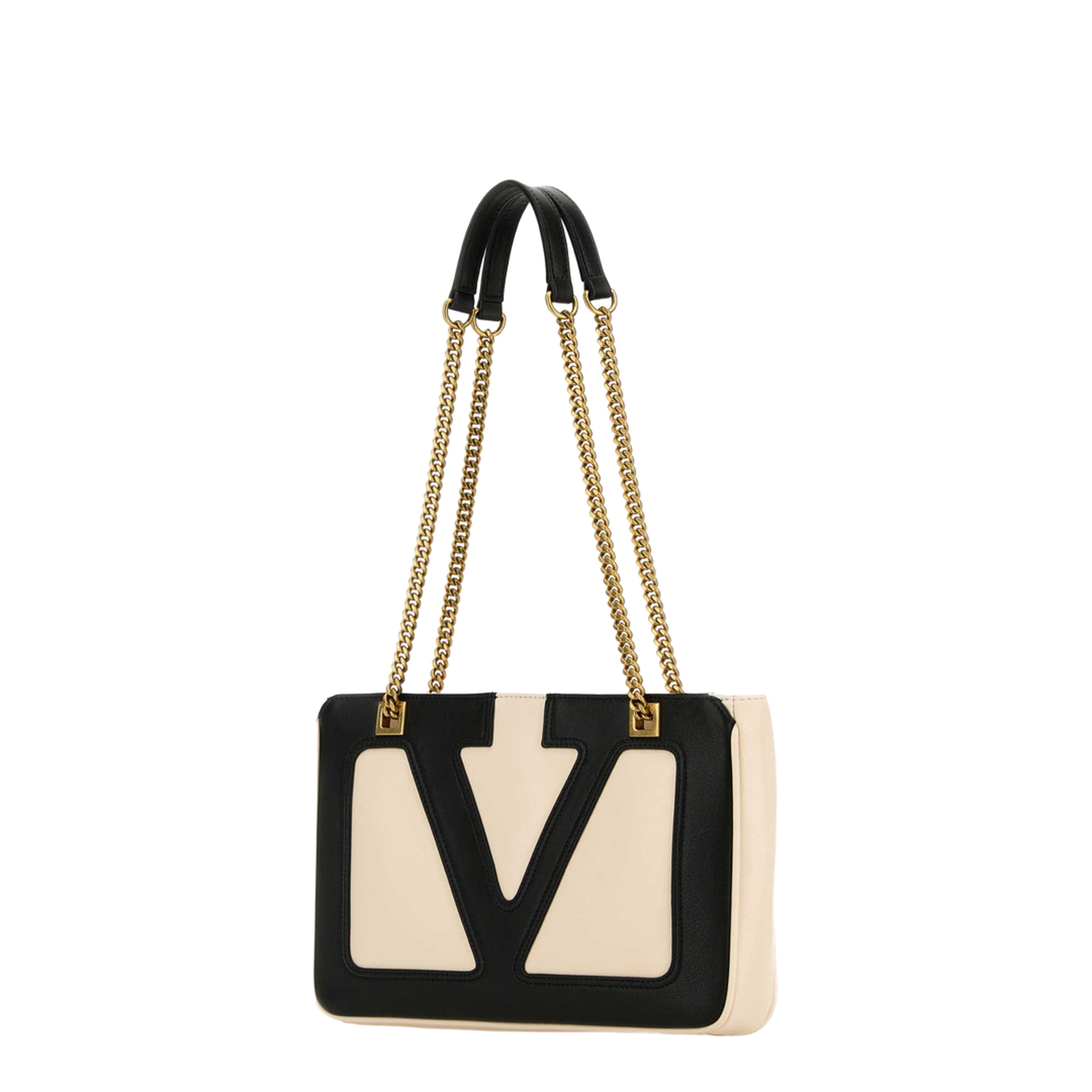 Ivory Nappa Leather Small Viva Superstar Shoulder Bag