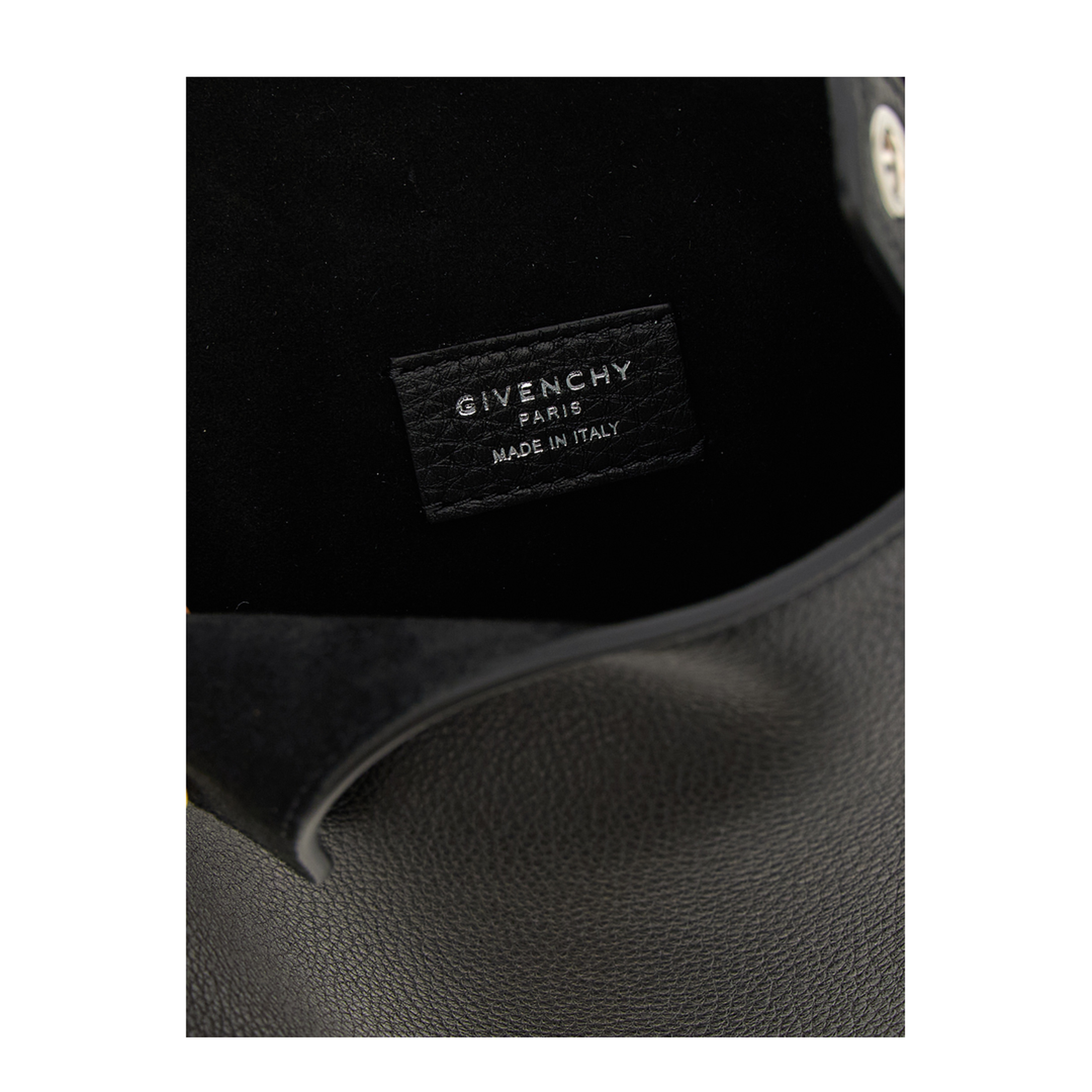 Small Belted Hobo Bag in Grained Leather