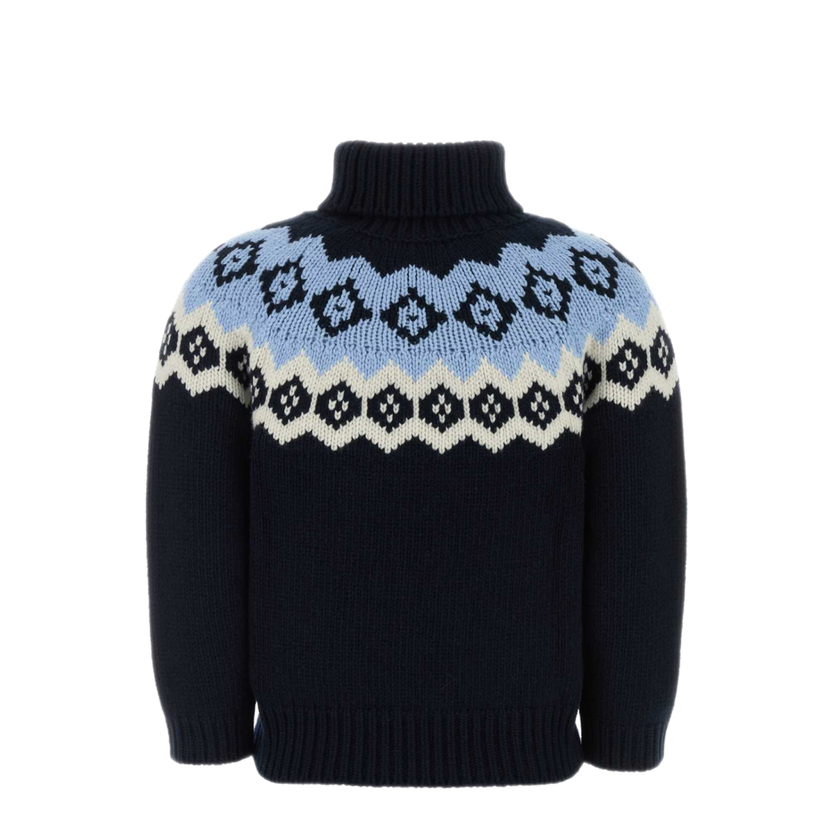 MAYFEYR - Prada - Dark Blue Wool Blend Sweater - P26574SOOO18VZF067K