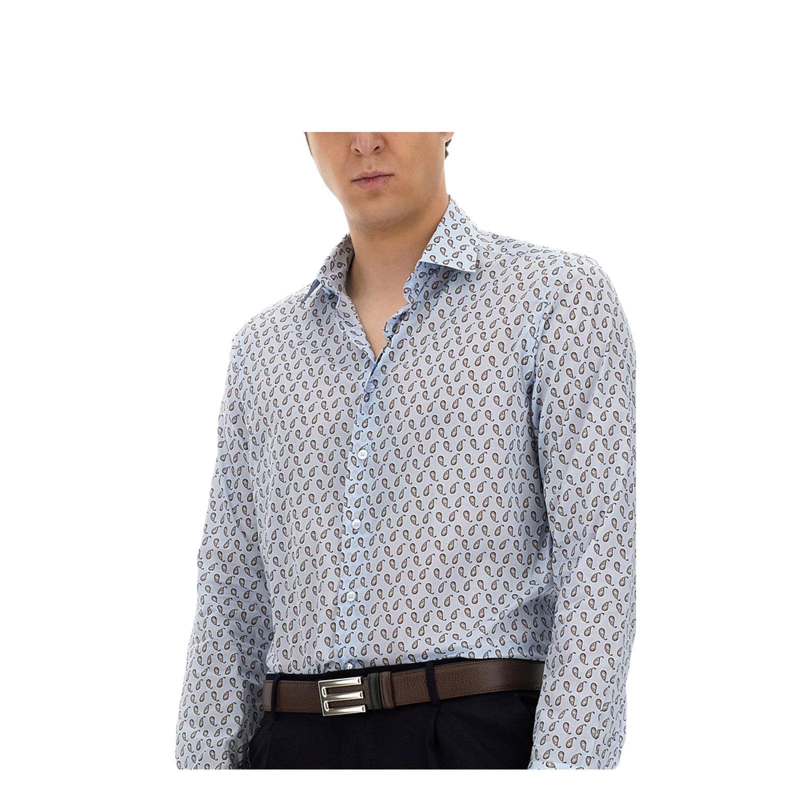 Graphic Printed Long-sleeved Shirt