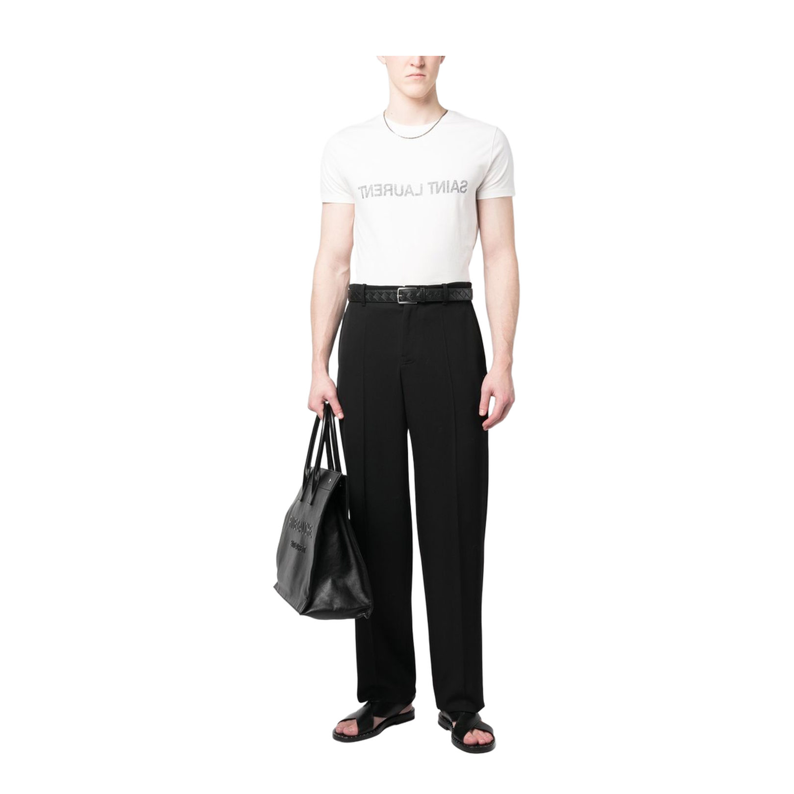 Reverse Logo-Print T-Shirt
