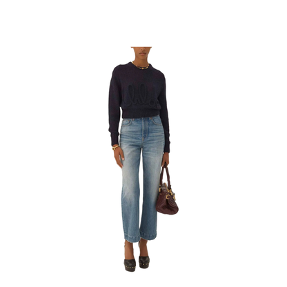 MAYFEYR - Chloè - High-Rise Cropped Denim Jeans - CH26SDP43252