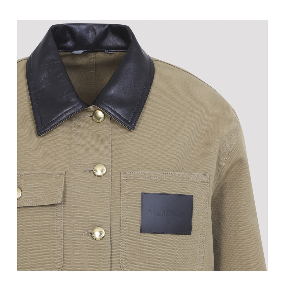 Heavy Cotton Cropped Jacket