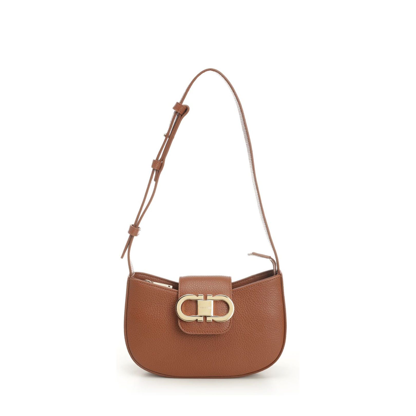 Minibag Double Gancino Small Leather Goods in White