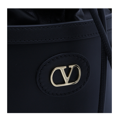 Antibes Bucket Bag Medium Leather - Black