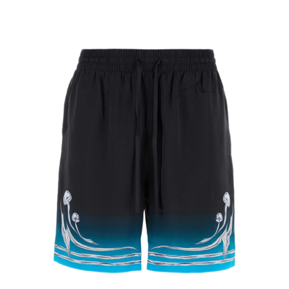 MAYFEYR - Casablanca - Printed Satin Bermuda Shorts - MAW25TR01204BLADES