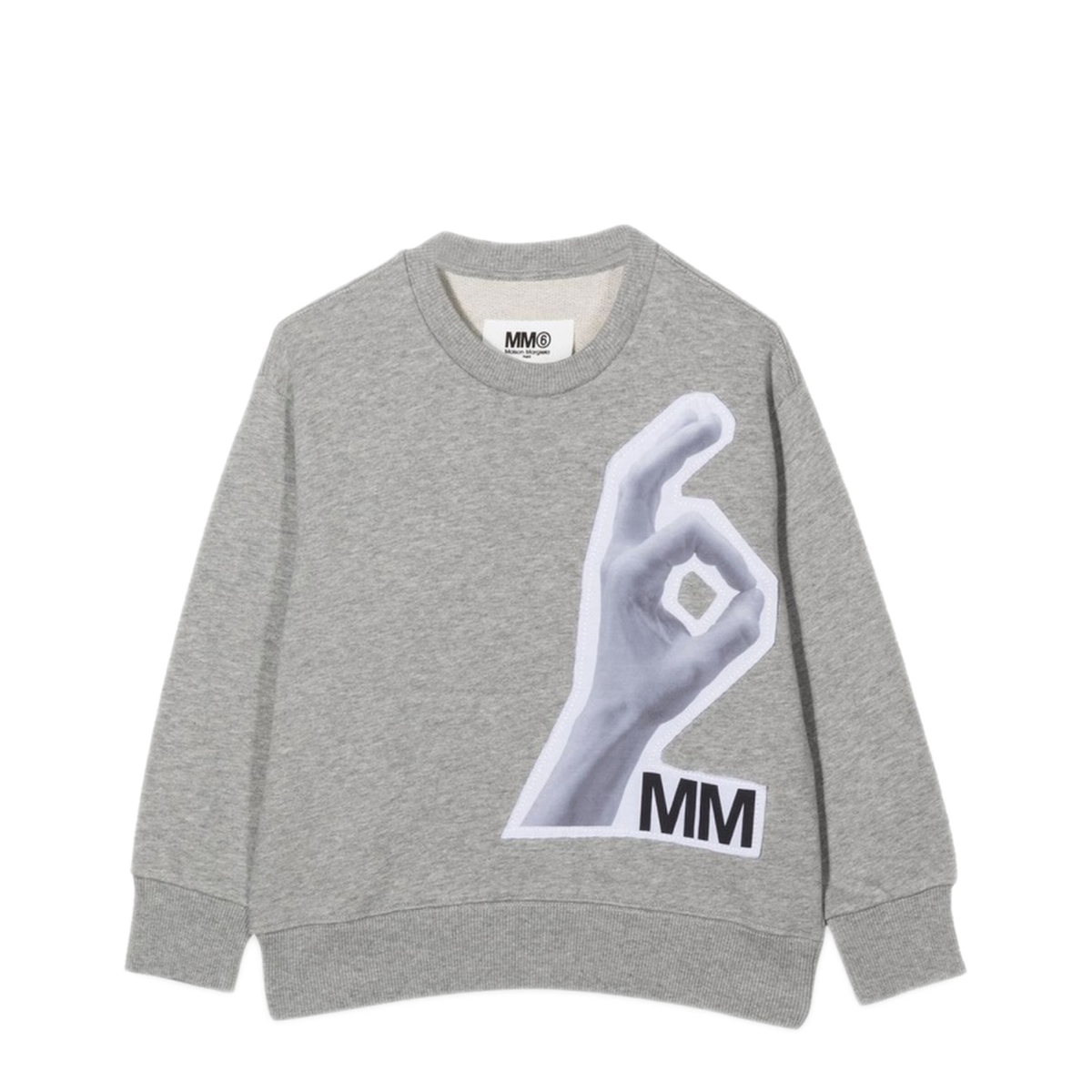 MAYFEYR - Mm6 Maison Margiela - Mm Ok Crewneck Sweatshirt - M60238KMM023M6910