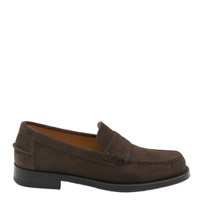 MAYFEYR - Tod's - Dark Brown Suede Loafers - XXM48L00640RE0S800