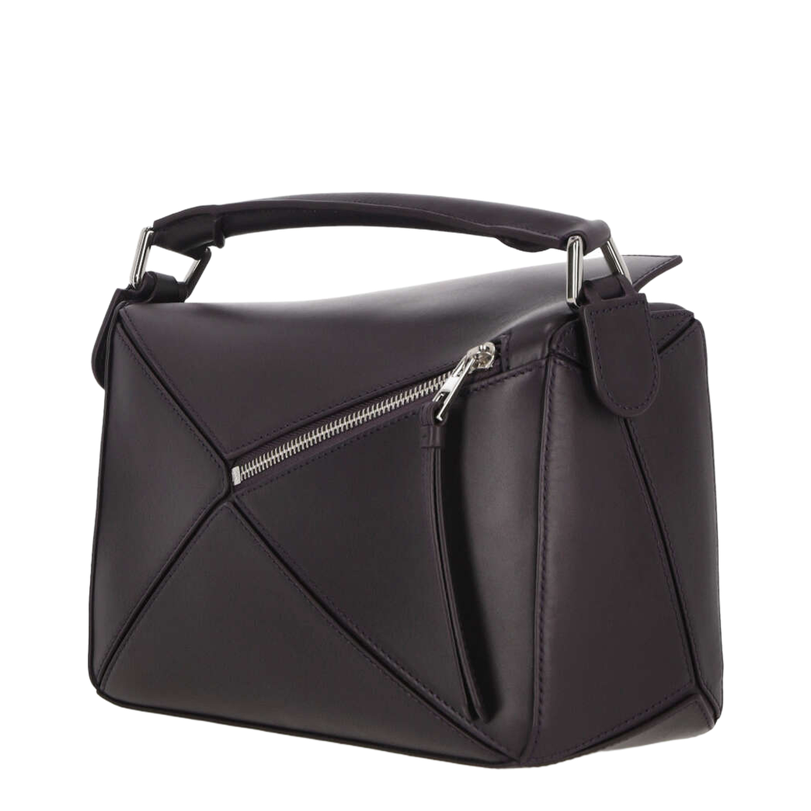 Small Puzzle Bag in Smooth Calfskin Black