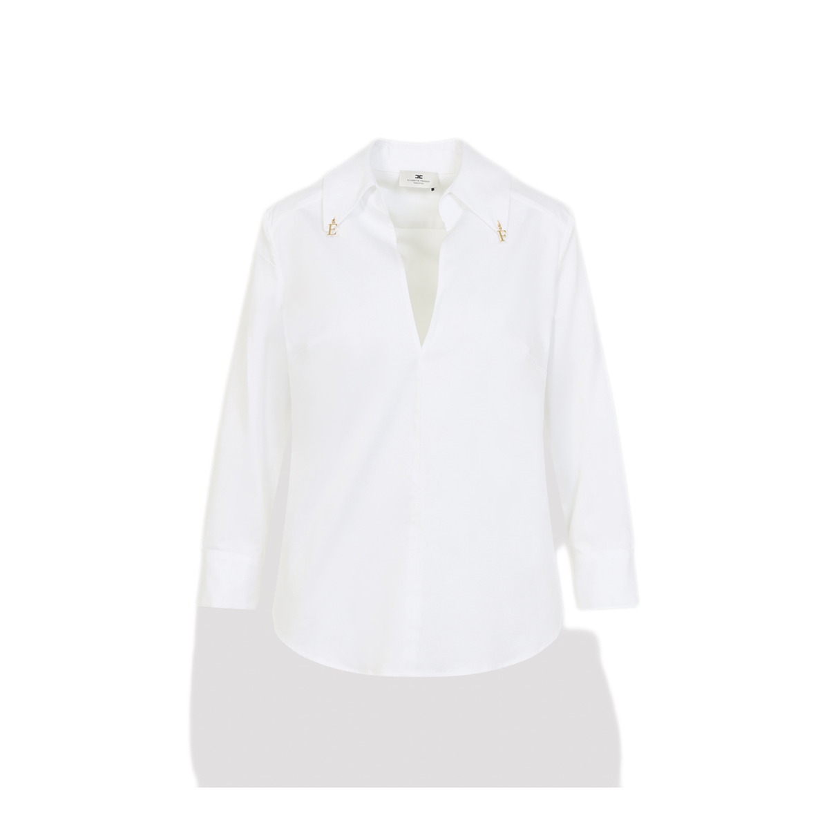 MAYFEYR - Elisabetta Franchi - Popeline Shirt - CA19366E2100