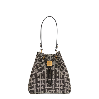 Pulse Monogram Jacquard Backpack - Black